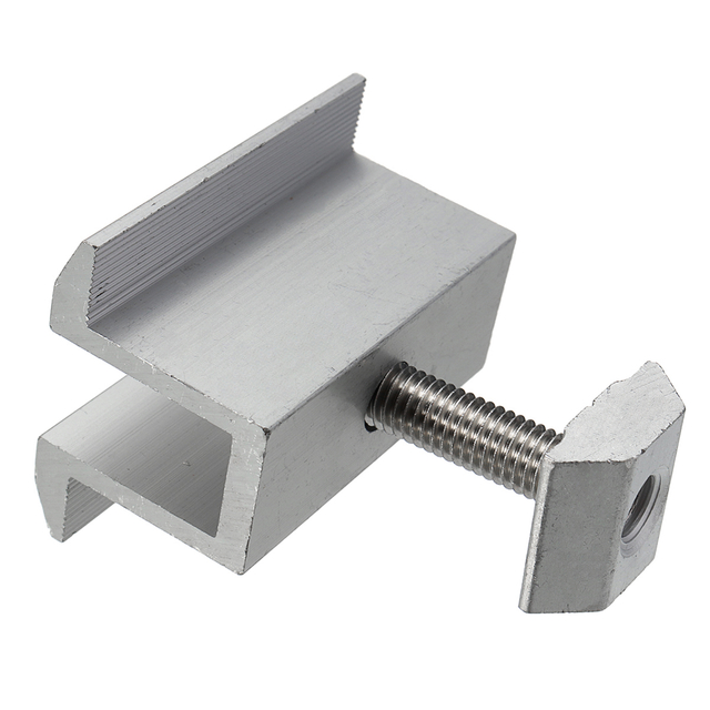 Solarpanel-Montageklemmen, Aluminium-Solarzubehör, Mittelklemme