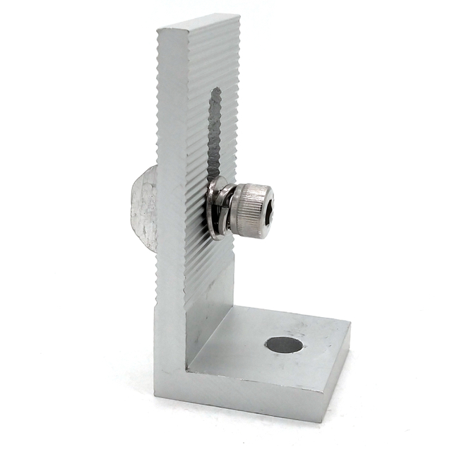 Solar-Scheibenklemmen, Aluminium-Solar-L-Fuß für Solarmontage