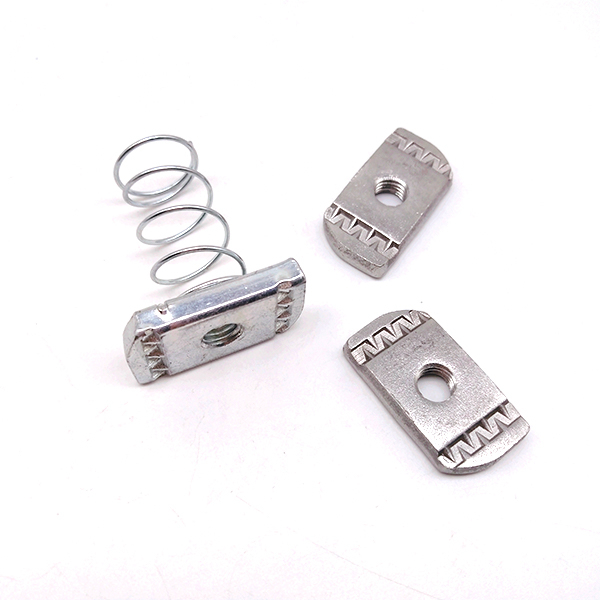 Zubehör für Solarmontagesysteme Gleitmutter Unistrut Federmutter