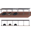  Solarenergie-Montagestruktur Multi-Pfosten-Solar-Carport-Montagesystem