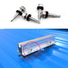 Aluminium Mini -Schienen -Solarpanel -Halterungshalterungs -Kit für Metalldach -Montagestruktursystem