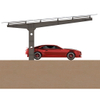 Einseitiges Einsäulen-HDG-Stahl-Solar-Carport-Montagesystem für Solarmodule