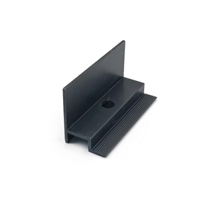 Customized Solar Panel Aluminium Black Clamp Clip End Clamp für Solar -Montagesystem
