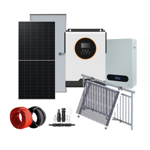 Solarmodule Stromversorgungssysteme auf Gitter Solar Power Kits Balkon Solar Outdoor -Energiespeichersystem