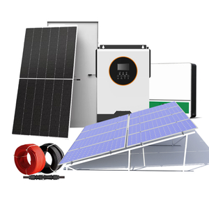Solarenergie -Panel -System Flachdach Montage Solar Power Panel Kit mit Wechselrichter PV -Modul 