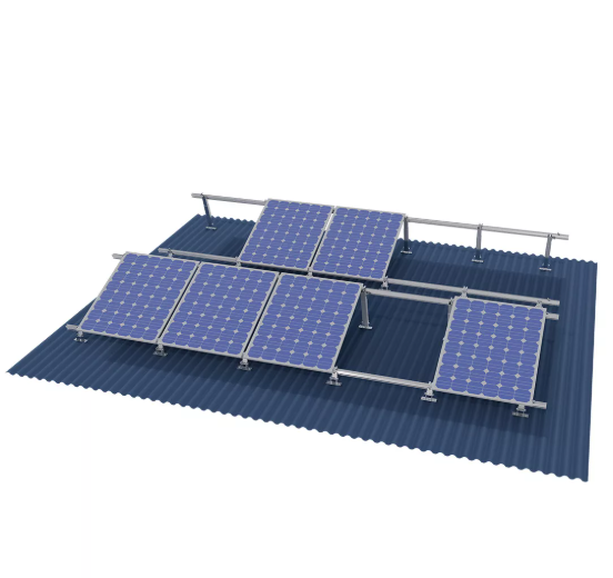 Die Installation von Solarphotovoltaik -Panels