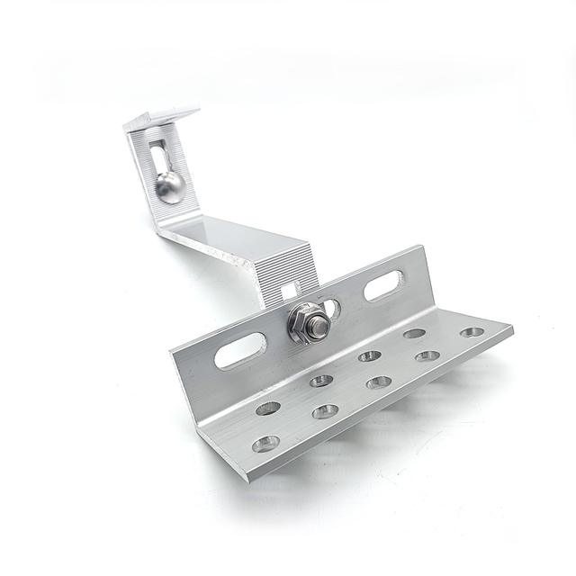 Verstellbarer Aluminium-Solarziegel-Dachhaken zur Montage von Solarmodulen