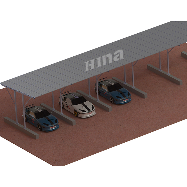  Solarenergie-Montagestruktur Multi-Pfosten-Solar-Carport-Montagesystem