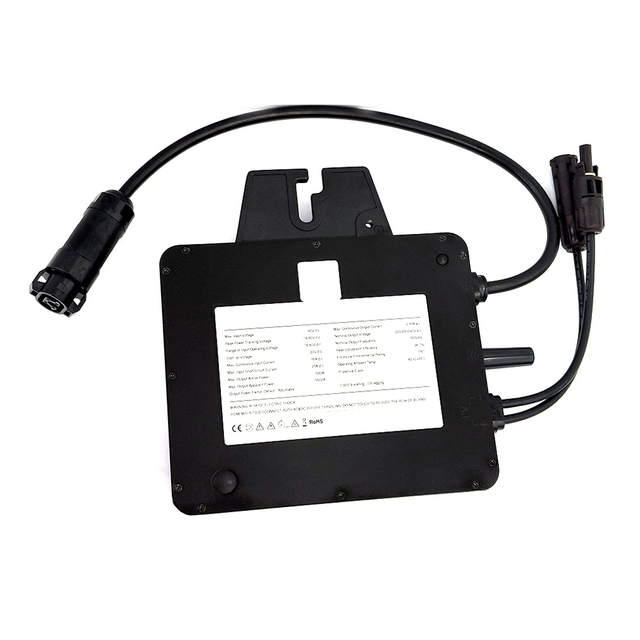 500 W Solar-Wechselrichter, Solarsystem-Set, Mikro-Wechselrichter im Netz, Solar-Mikro-Wechselrichter mit 1 Mppt