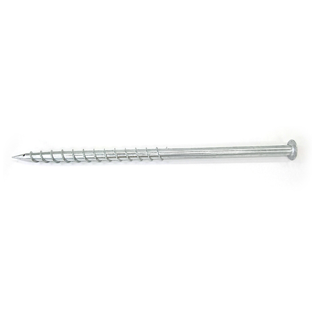 Erdungsschrauben-Pfahlfundament-Erdanker mit rundem Flansch für Solarpanel-PV-Montagesystem