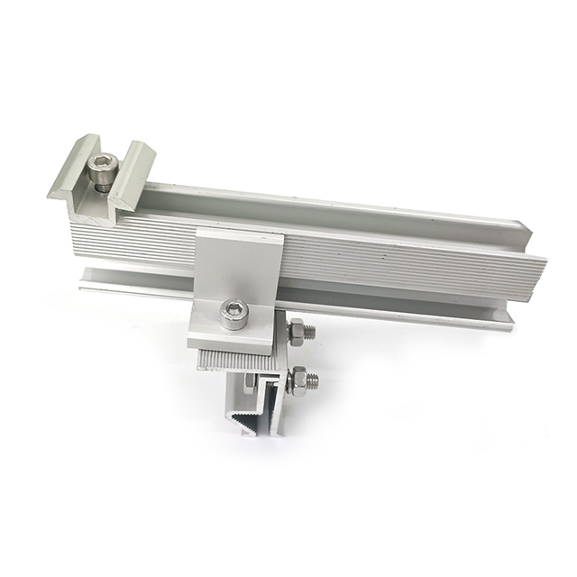 Solarenergie-Metallhalterungen, passende Aluminium-Dachklemme, Solarhalterung