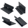 Customized Solar Panel Aluminium Black Clamp Clip End Clamp für Solar -Montagesystem