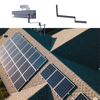 Solarpanel -Dach -Asphaltschindeln Haken Kits Metallblech Solardach Photovoltaik Montagesystem