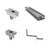 Solarpanel -Dach -Asphaltschindeln Haken Kits Metallblech Solardach Photovoltaik Montagesystem
