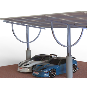  Solarenergiesystem Maßgeschneiderter Solar-Carport zur Montage eines netzunabhängigen Solarstromsystems