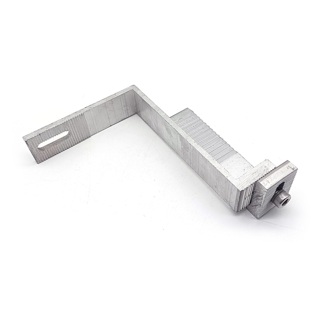 Heißer Verkauf Solar Aluminium Ziegel Dachhaken Einstellbare Aluminium Halterung Mount System Solar Dach Haken