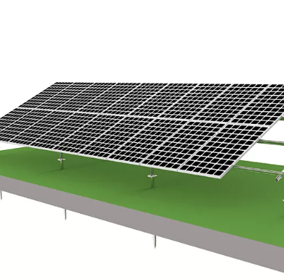 ein Solarpanel -Montage -Rack