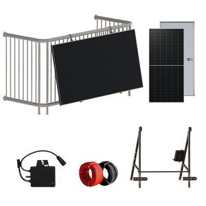 Balkon-/Wand-/Fett-Solar-Montagesystem, Einzelpanel-Balkon-Solarsystem, On-Grid-Solarsystem für Zuhause