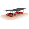 Solar-Carport-Montagestruktur vom Typ VV aus Zink-Aluminium-Magnesium-Stahl