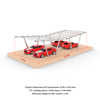 Solar-Carport-Montagestruktur vom Typ VV aus Zink-Aluminium-Magnesium-Stahl