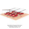 Y-Typ-Struktur Solar-PV-Carport-Montagehalterungen System Solar-Carport-Struktur