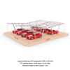 Solar-Carport-Montagestruktur vom Typ VV aus Zink-Aluminium-Magnesium-Stahl